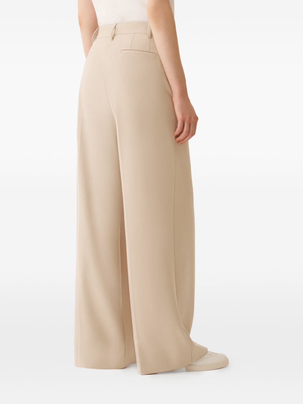 satin Wide-Leg Trousers PAD266F307 L7640162 FABIANA FILIPPI