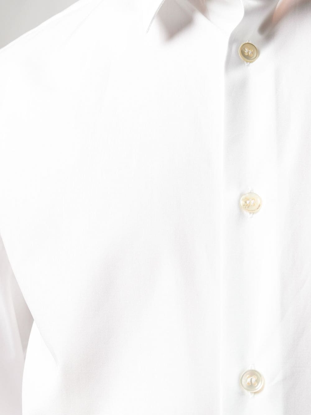 White shirt featuring a classic collar