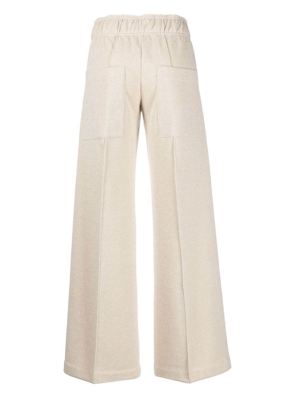 Wide trousers in organic cotton