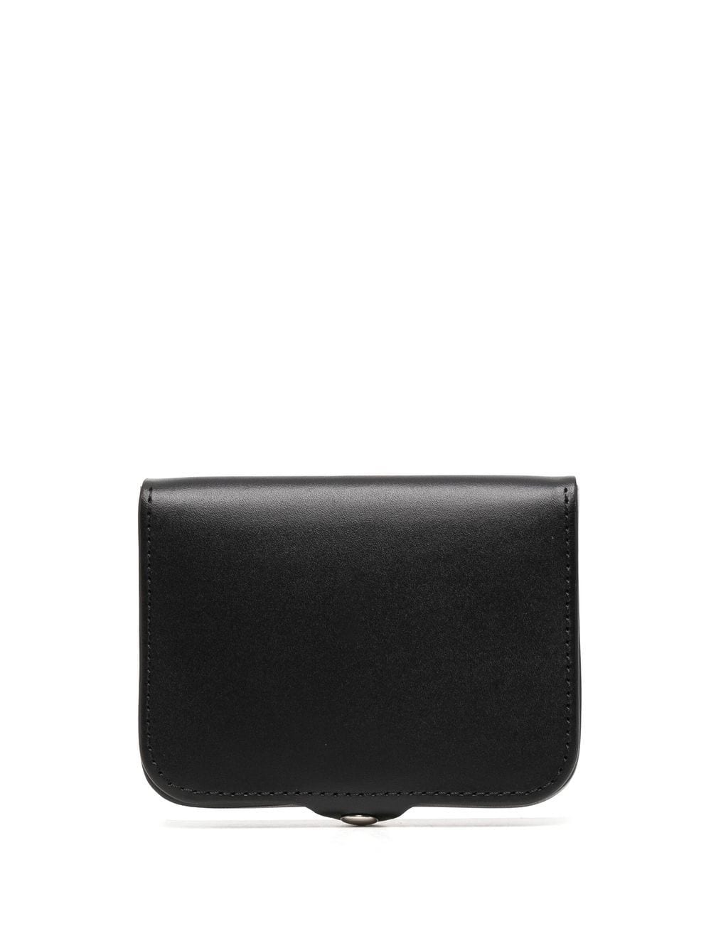 Snap-fastening leather wallet PXAWVH63176 LZZ A.P.C.