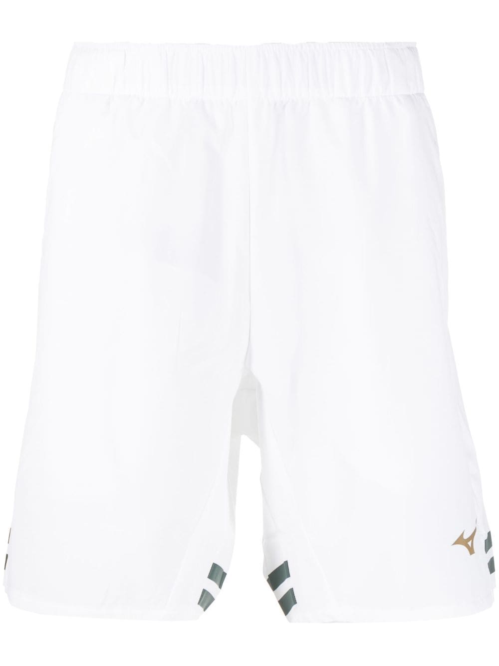 Logo-print elasticated track shorts 62GBA00201 WHITE MIZUNO