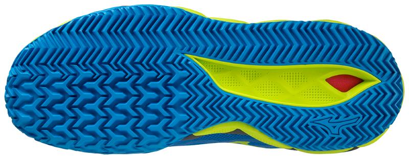 Wave enforce tour sneakers 61GB230627 PEACE BLUE/ACID LIME/IRON GATE MIZUNO