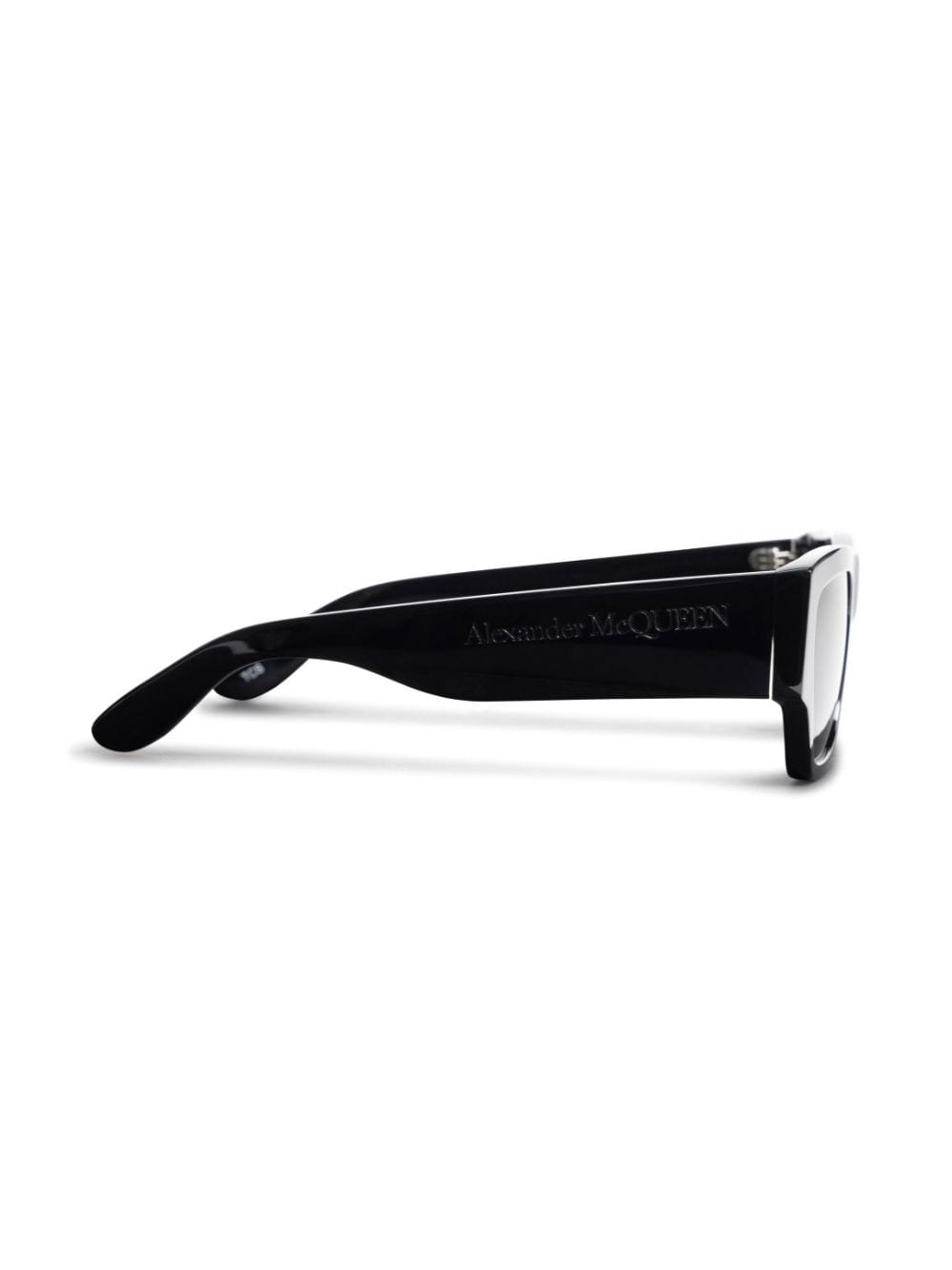 Angled rectangle-frame sunglasses