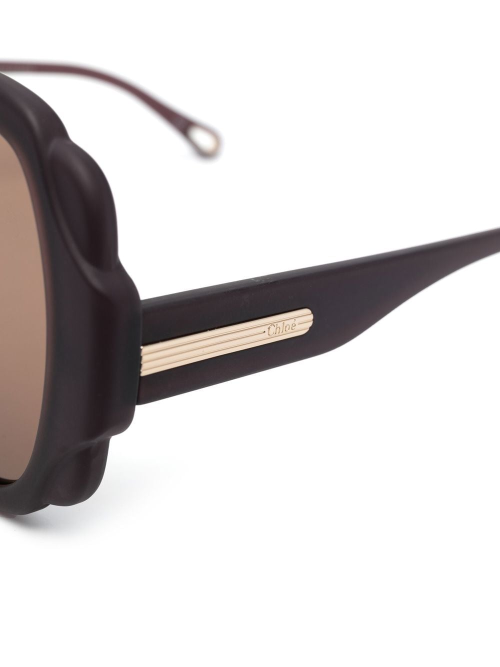 Suare-frame tinted sunglasses