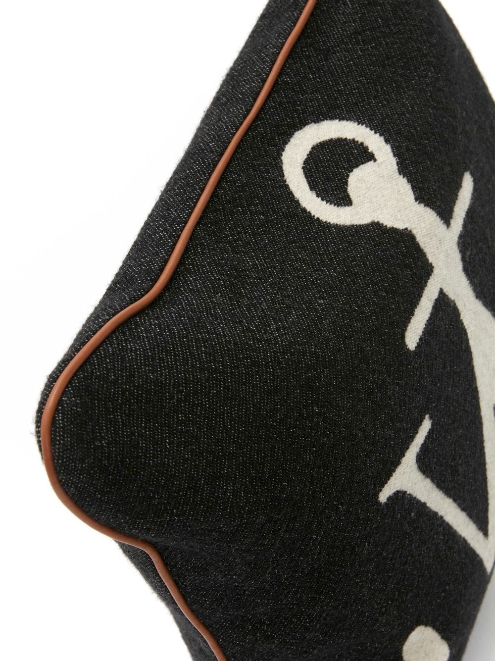 Anchor-logo squared cushion