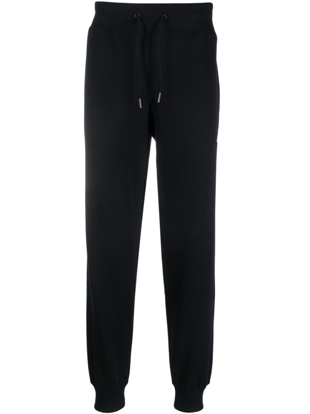 Black Logo-patch track trousers