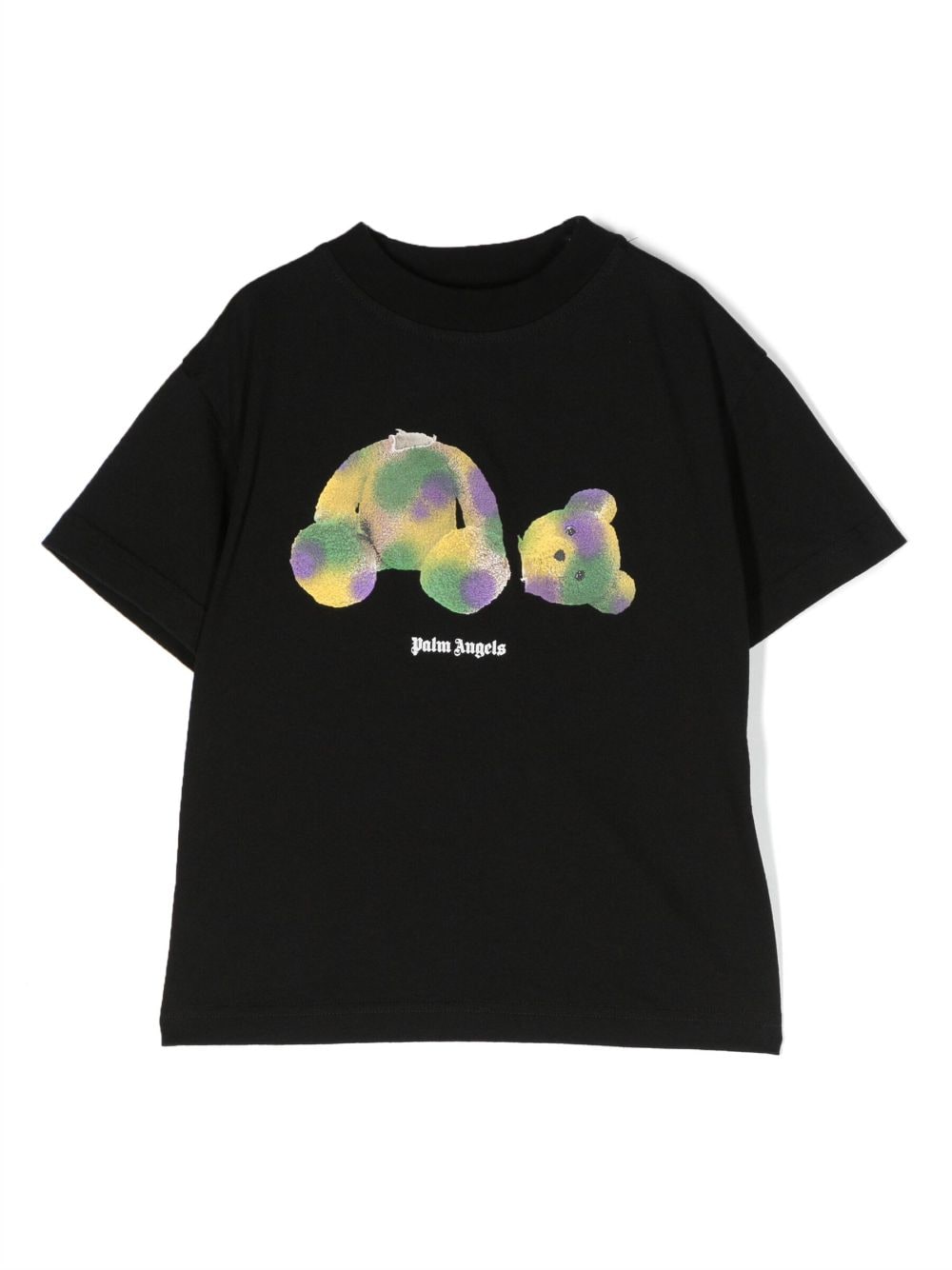 Bear-motif cotton T-shirt
