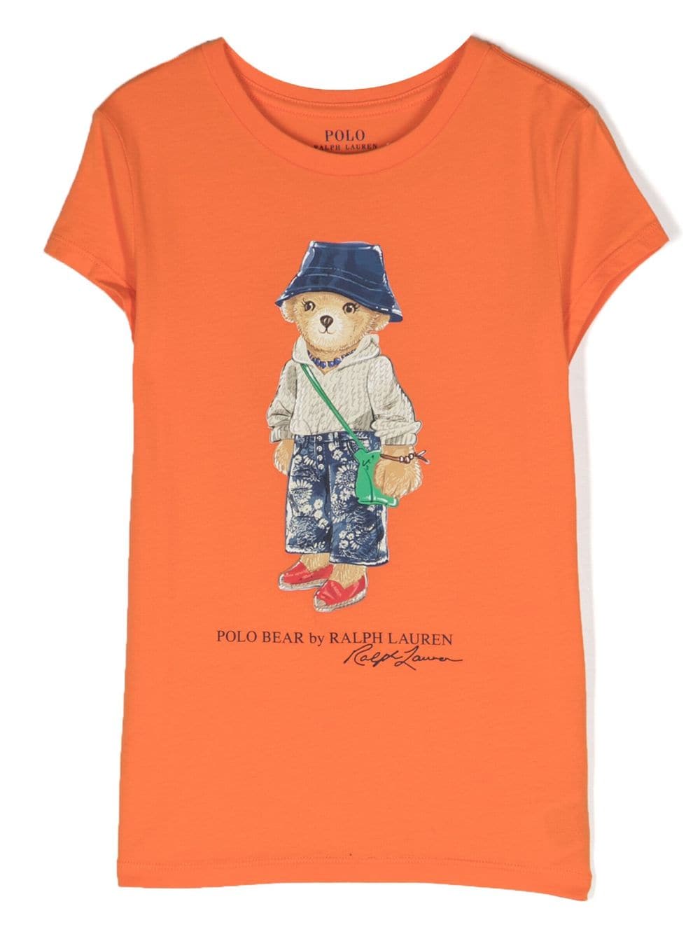 Polo Bear-print cotton T-shirt