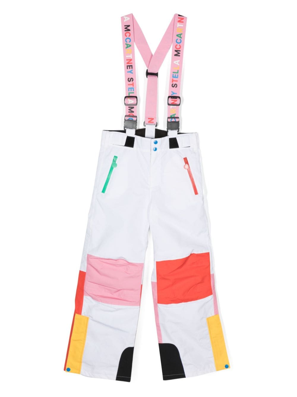 Colour-block ski trousers