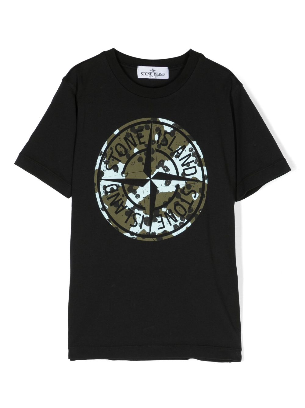 Black Compass logo-print cotton T-shirt