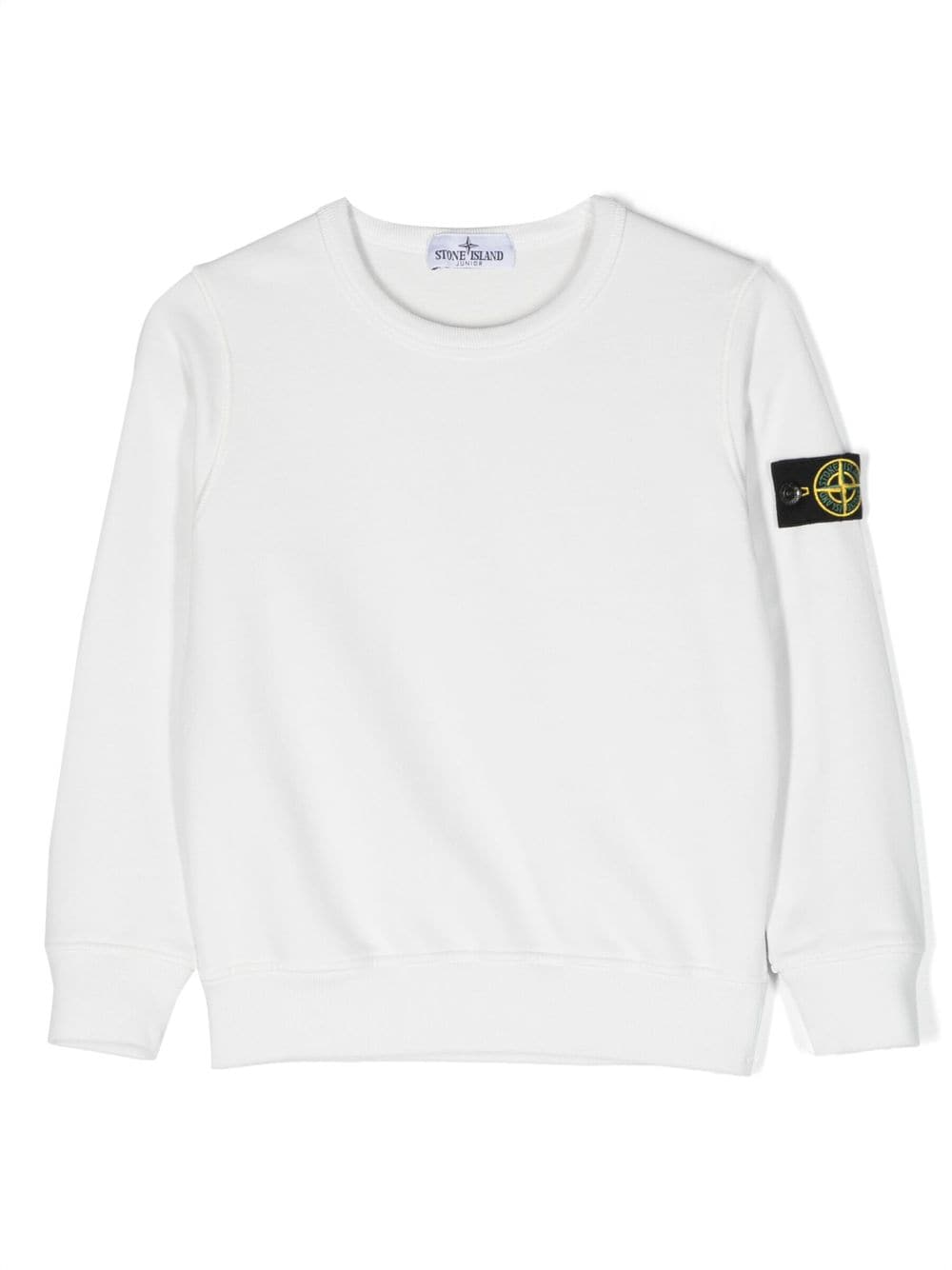 Black Compass-badge cotton sweatshirt