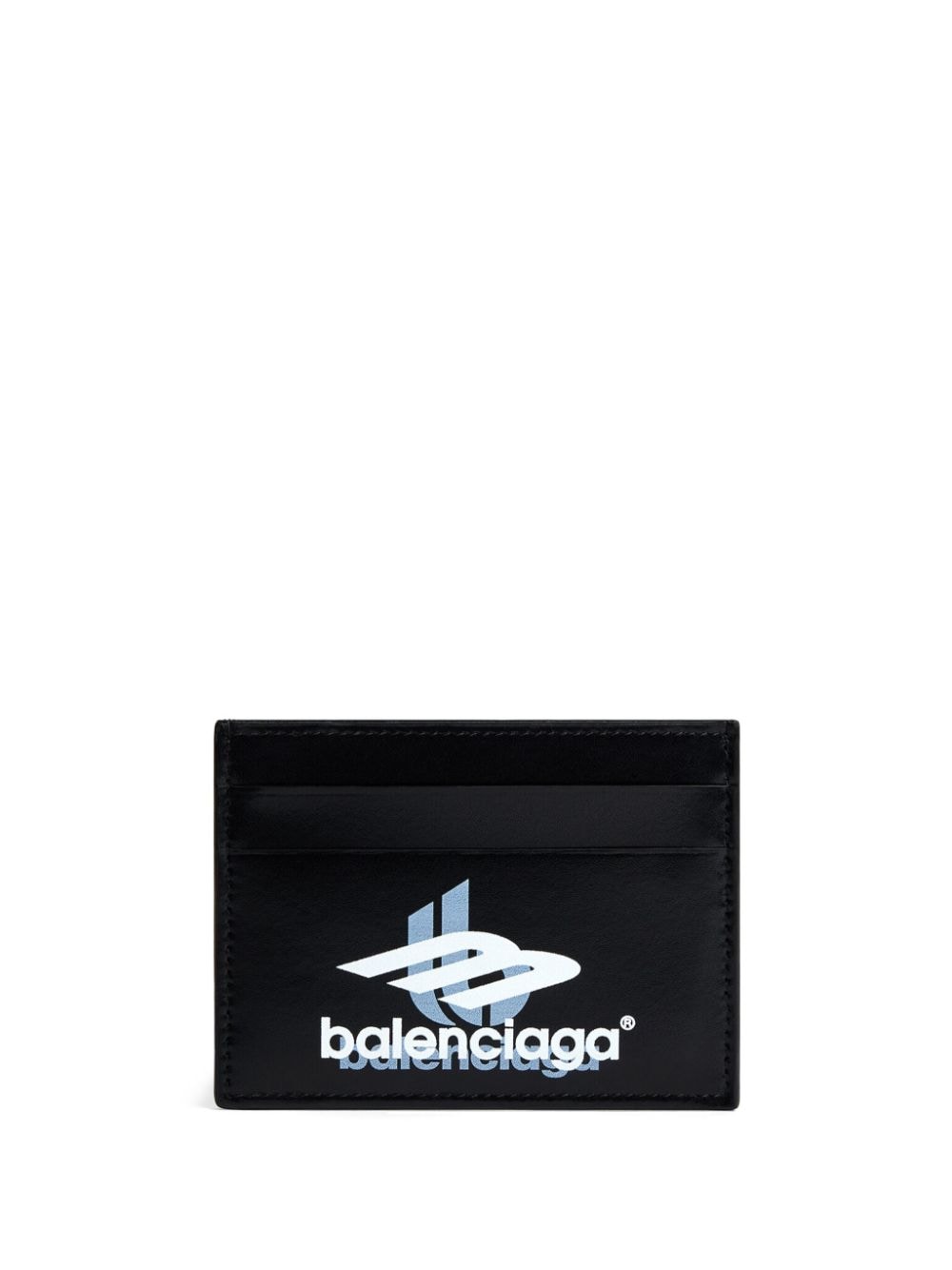 Logo-print leather cardholder<BR/><BR/><BR/>