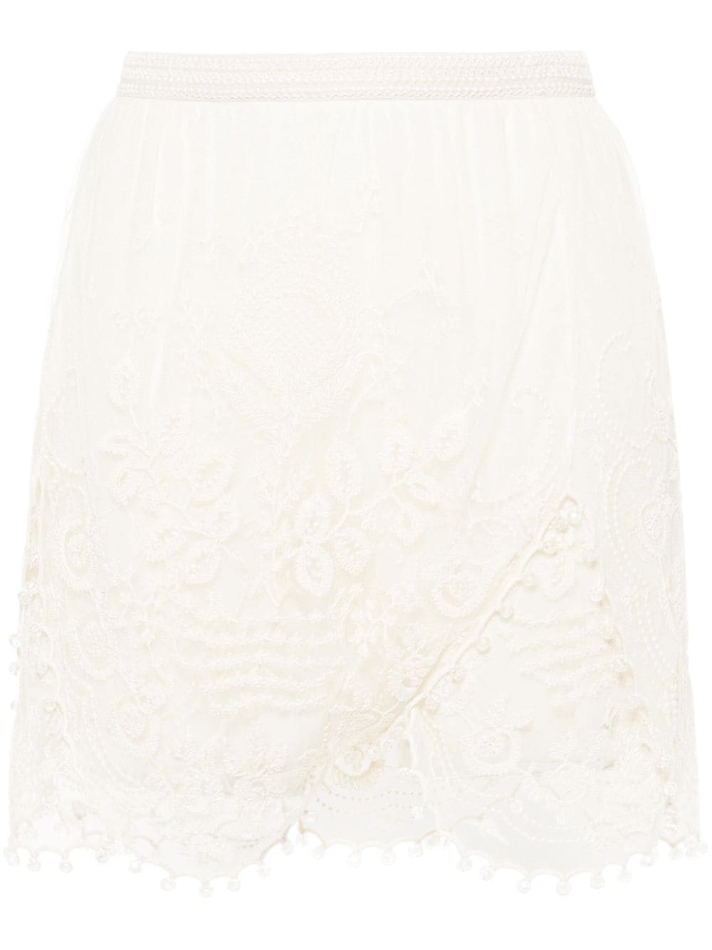 Viny lace mini skirt<BR/><BR/><BR/>