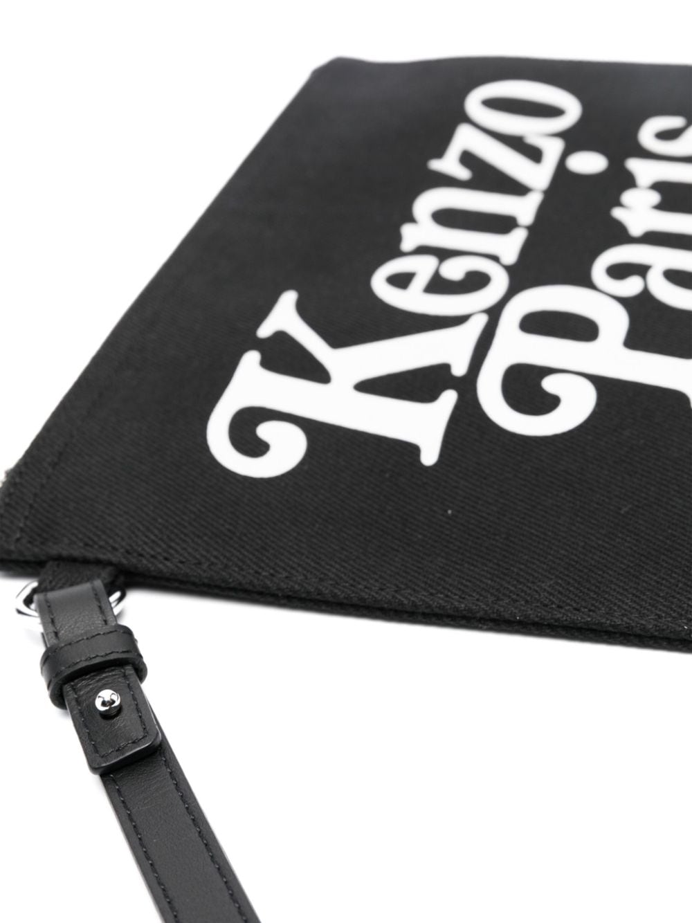 Black Utility logo-print pouch<BR/><BR/><BR/><BR/><BR/><BR/><BR/>