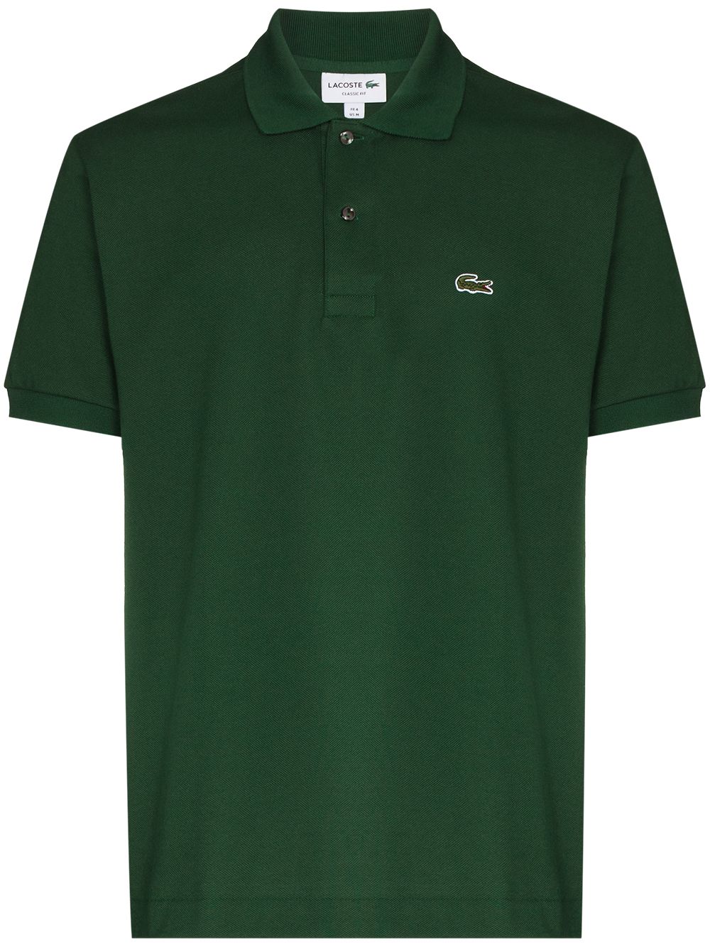 Logo-patch short-sleeve polo shirt<BR/><BR/><BR/>