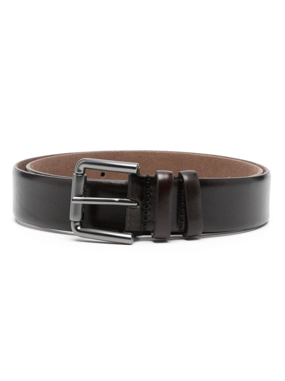 Grained leather belt<BR/><BR/><BR/>
