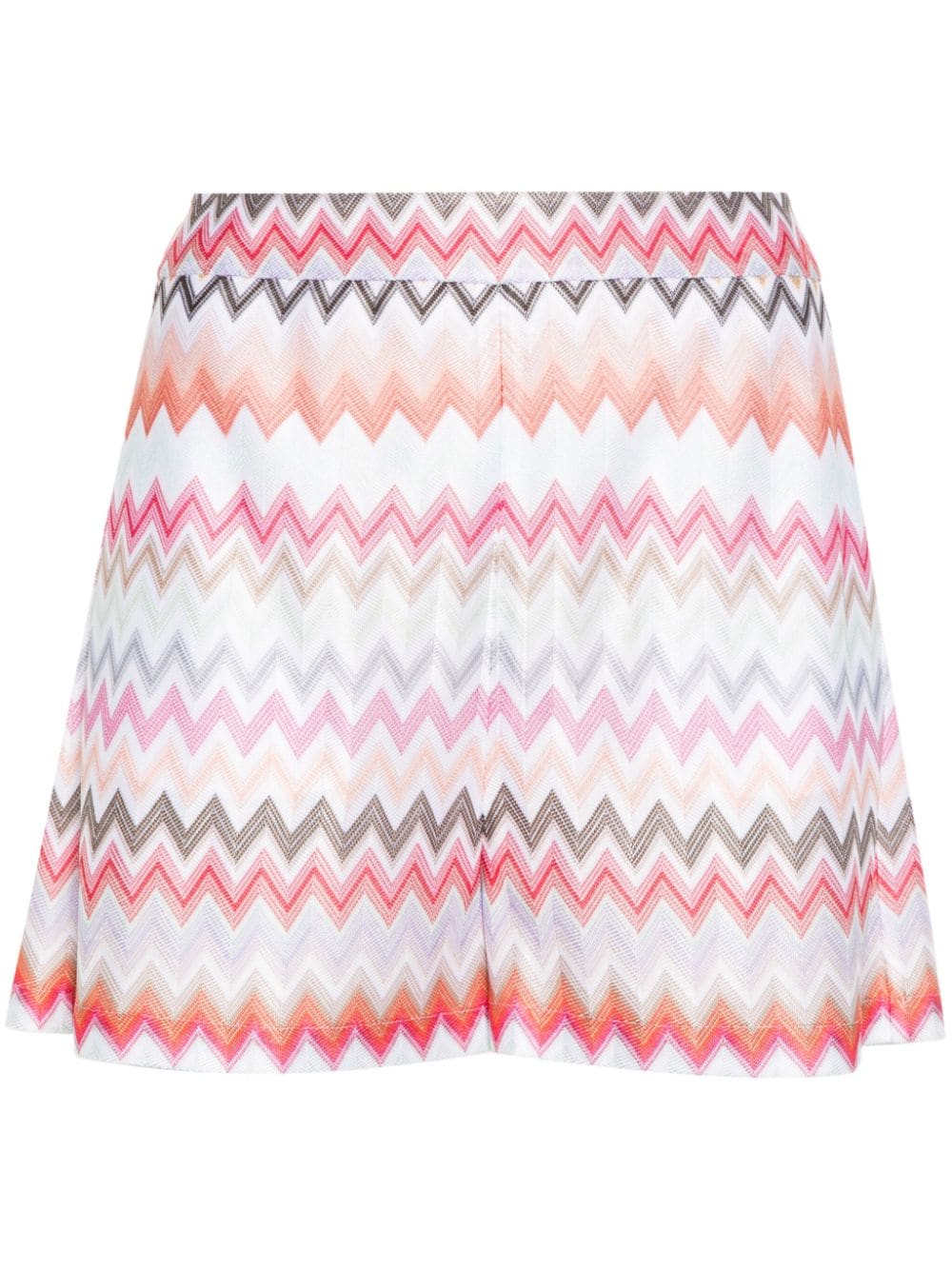 Zigzag-pattern shorts<BR/>