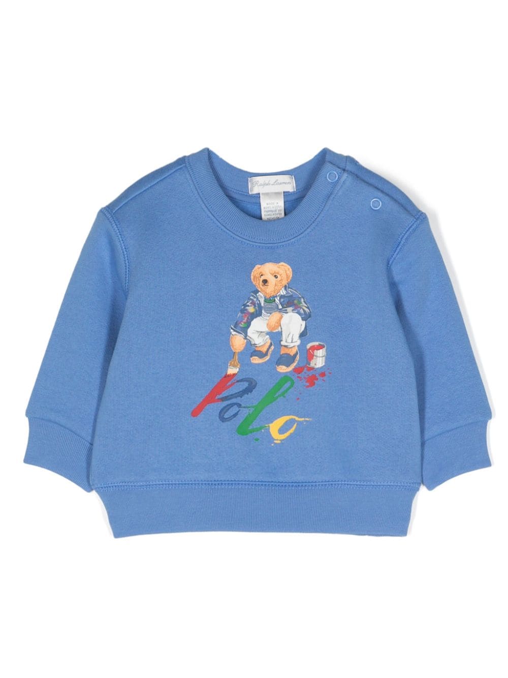 Teddy Bear cotton-blend sweatshirt<BR/><BR/>