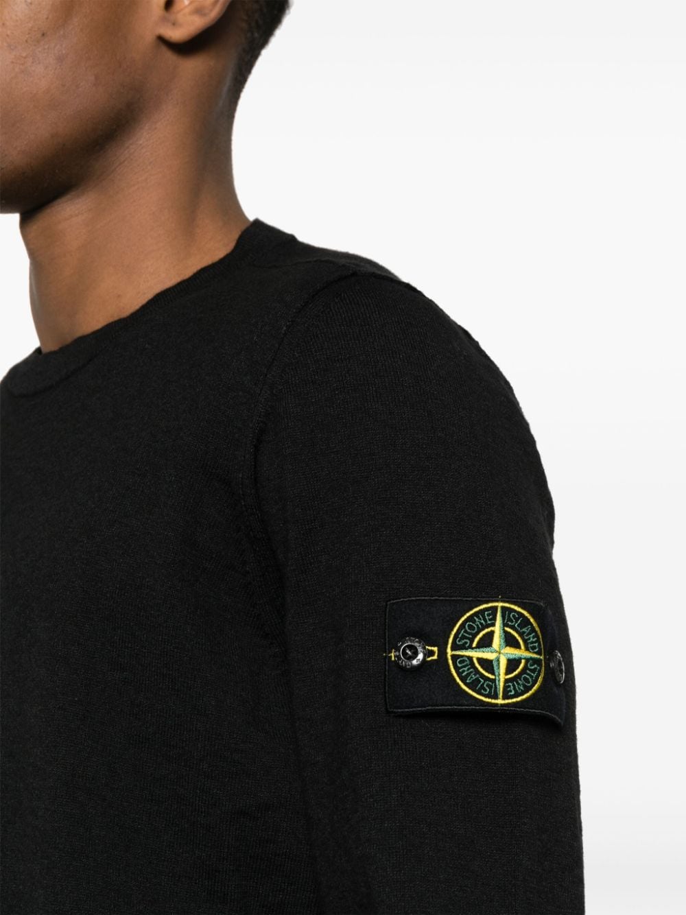 Black Compass-badge jumper<BR/><BR/><BR/>