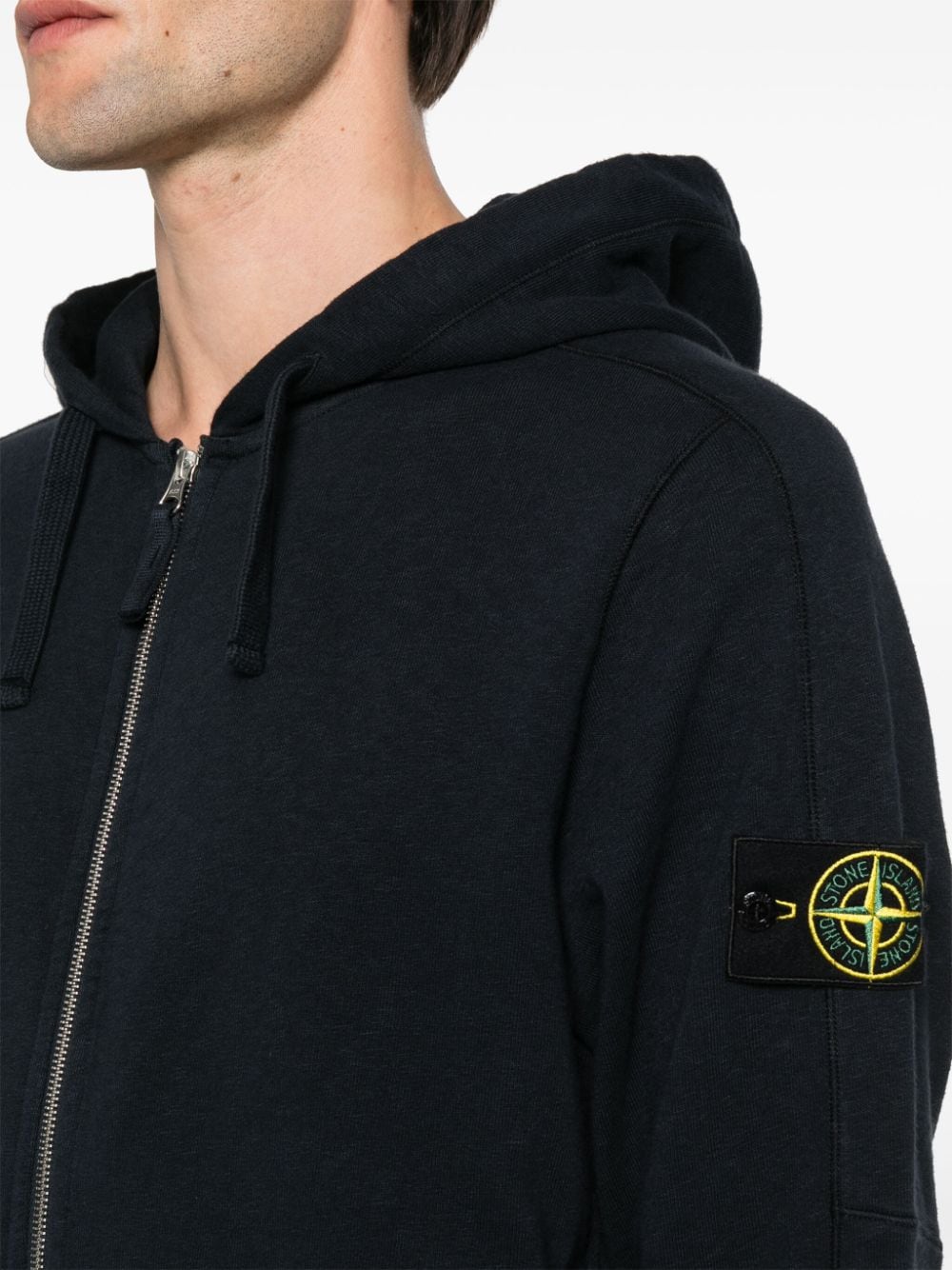 Compass cotton hoodie<BR/><BR/><BR/>