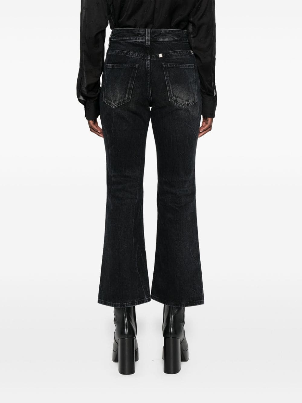 Logo-plaque bootcut jeans<BR/><BR/> BW513J5 Y3P001 GIVENCHY