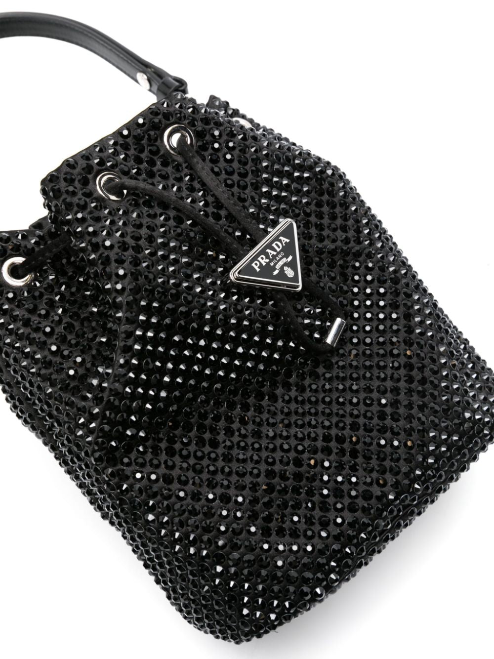 BUCKET bag with decoration<BR/><BR/><BR/> 1BE067 2AWLF0002 PRADA