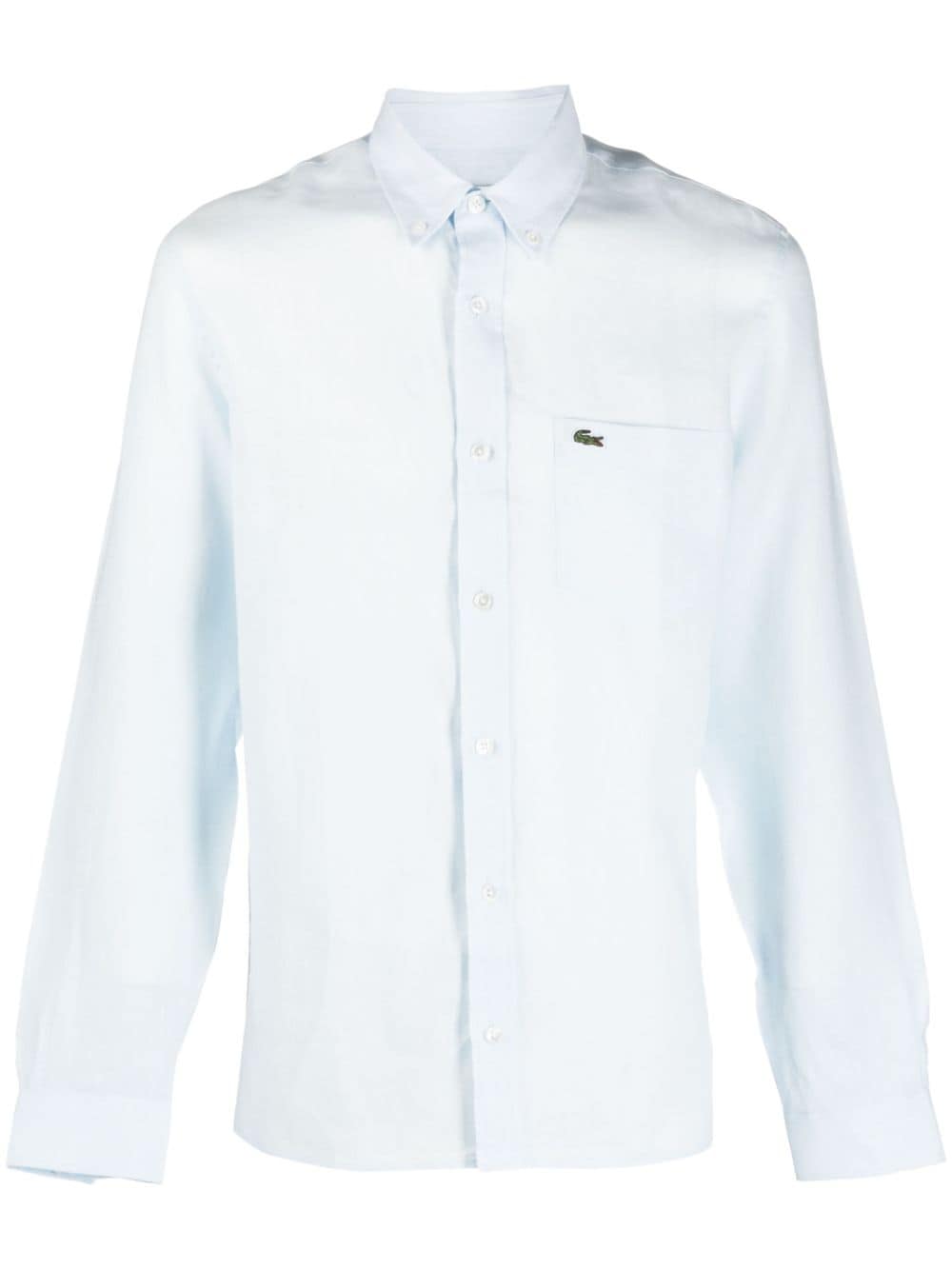 Logo-embroidered button-down shirt CH5692 T01 LACOSTE
