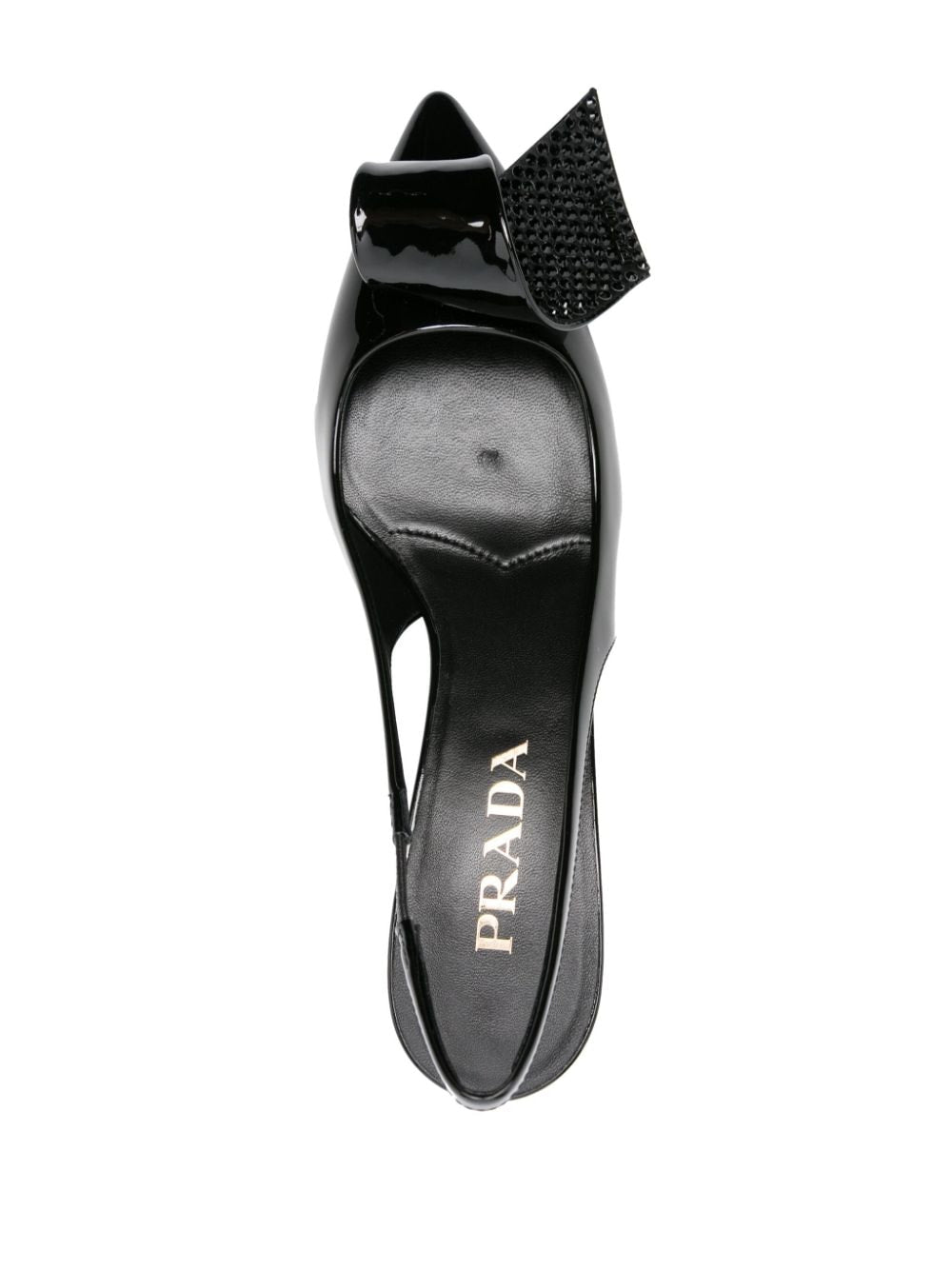 embellished slingback pumps<BR/><BR/><BR/> 1I345N 3LOCF0002 PRADA