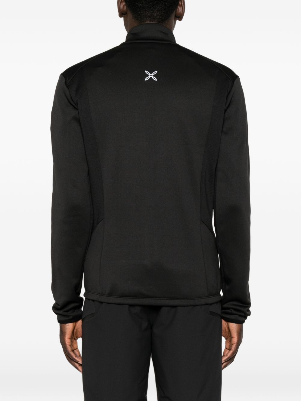 logo-print zip-up sweatshirt MMAP83X PS00290 MONTURA