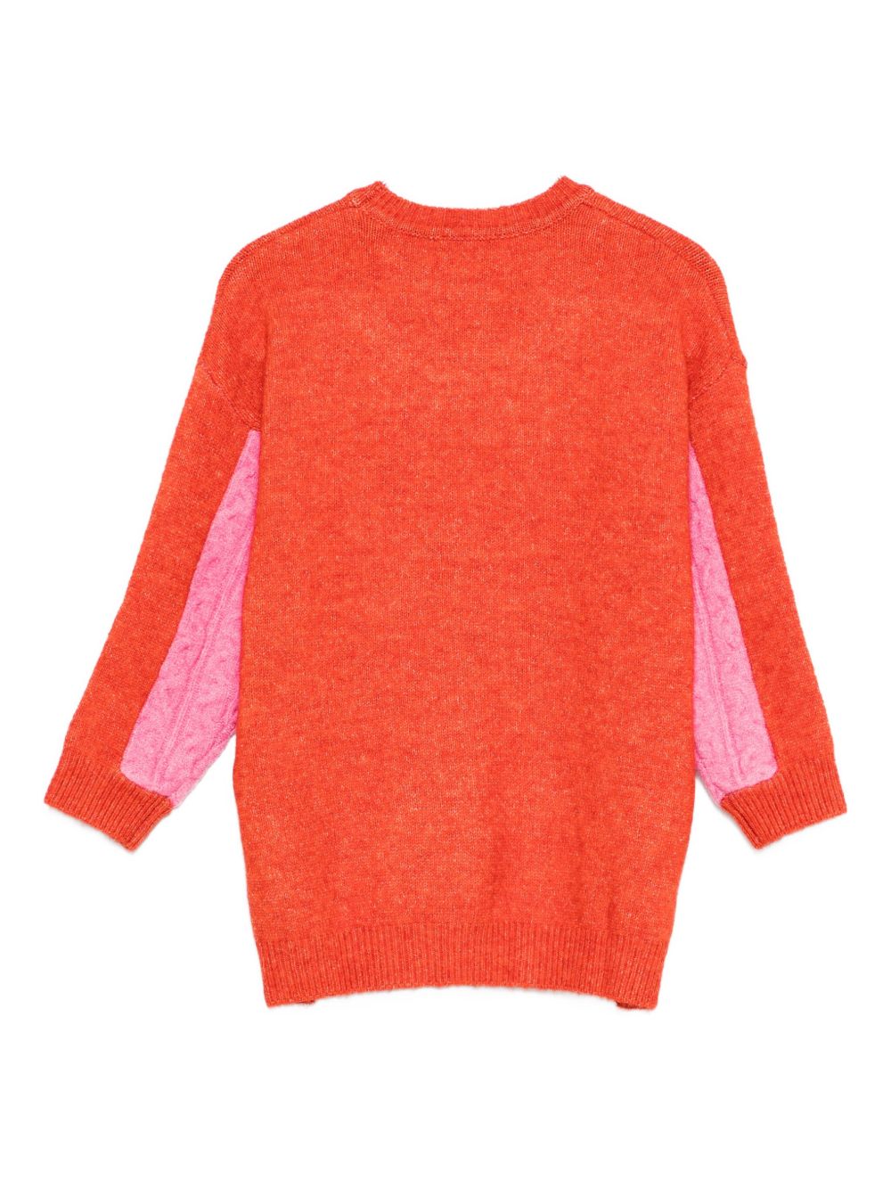 Asymmetric cable-knit sweater TX9B00 Z2292999 STELLA McCARTNEY KIDS