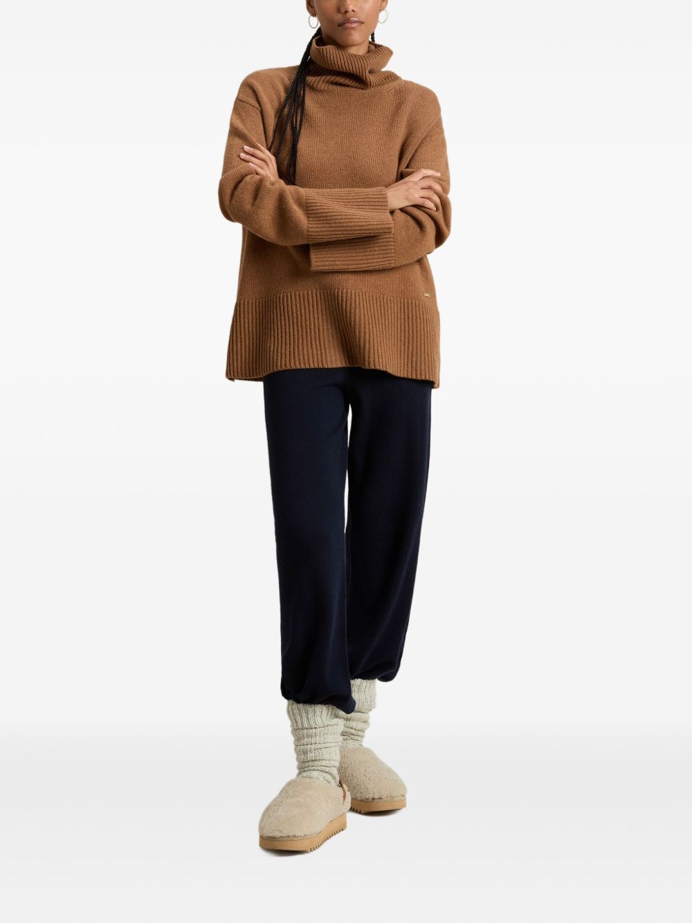 Turtleneck jumper with ribbed hem CFWWKN2006FRUF0469 7370 WOOLRICH