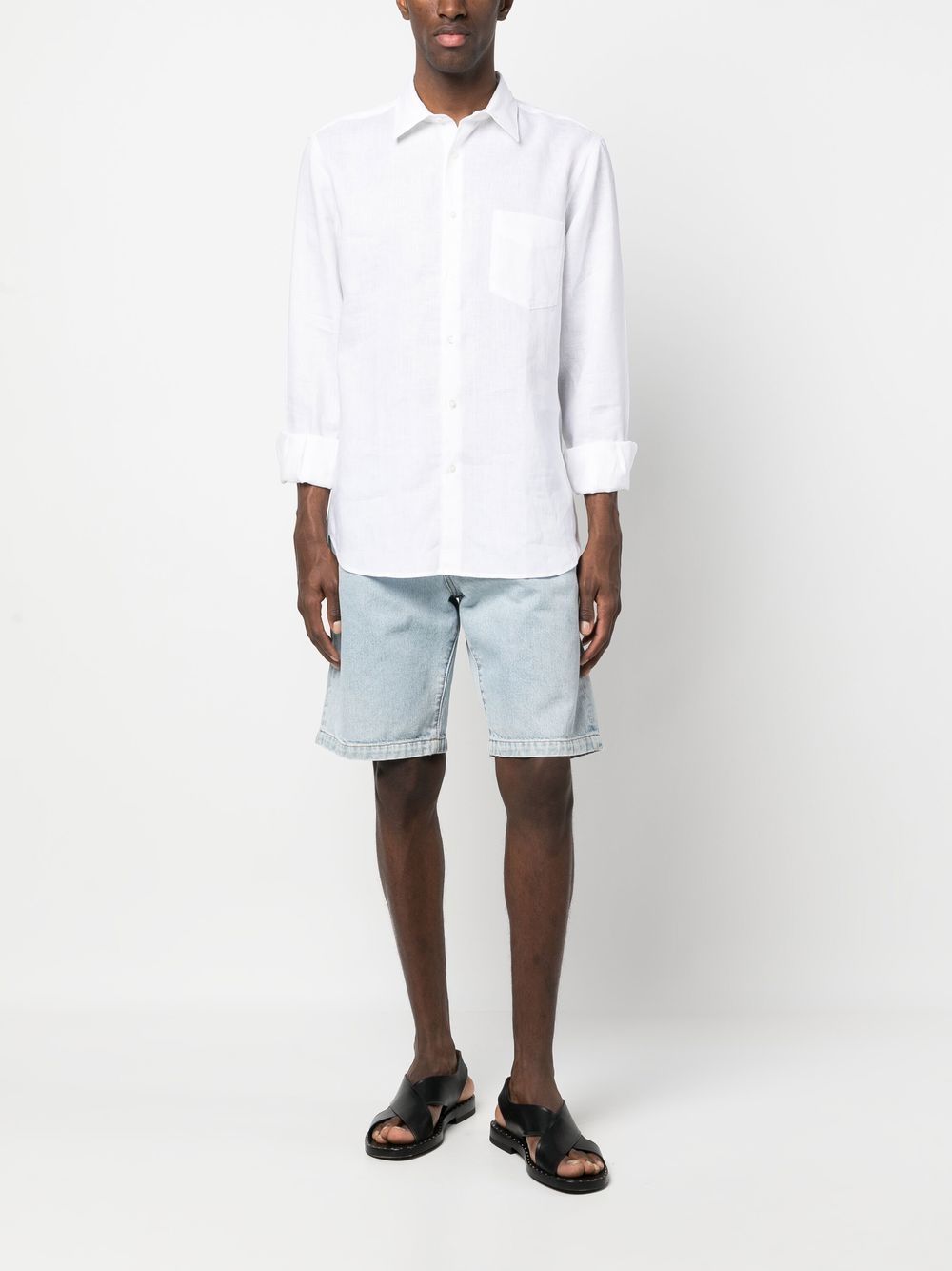 LIGHT LINEN SHIRT WITH POCKET CN_A_CE36 C19585072 ASPESI