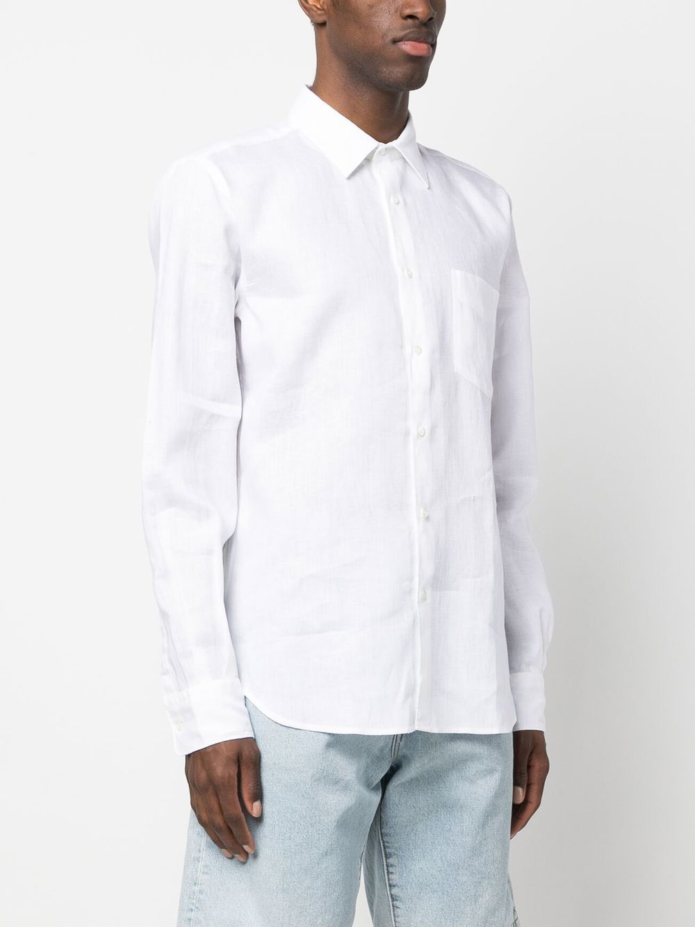 LIGHT LINEN SHIRT WITH POCKET CN_A_CE36 C19585072 ASPESI