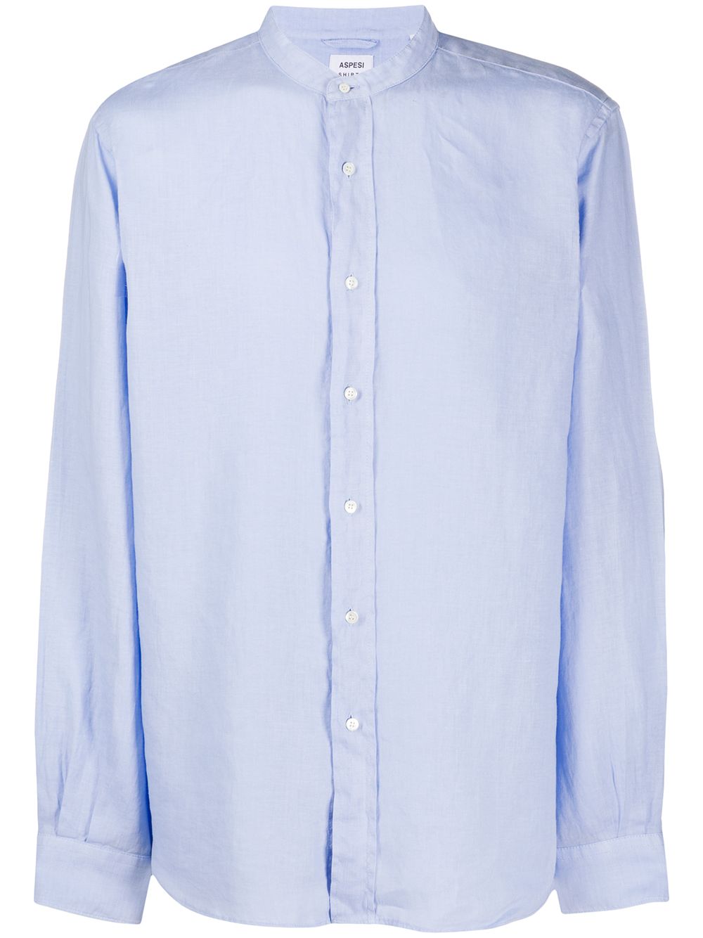 band collar linen shirt S6_A_CE76 C19585070 ASPESI