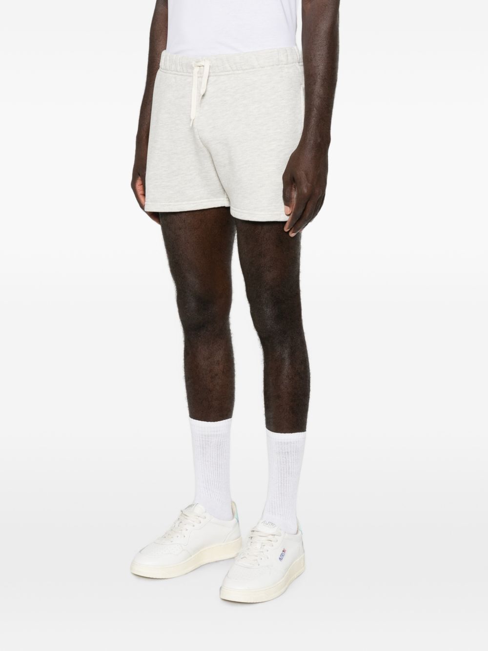 EMBROIDERED LOGO SHORTS SHPW 004MJERSEY MELANGE AUTRY