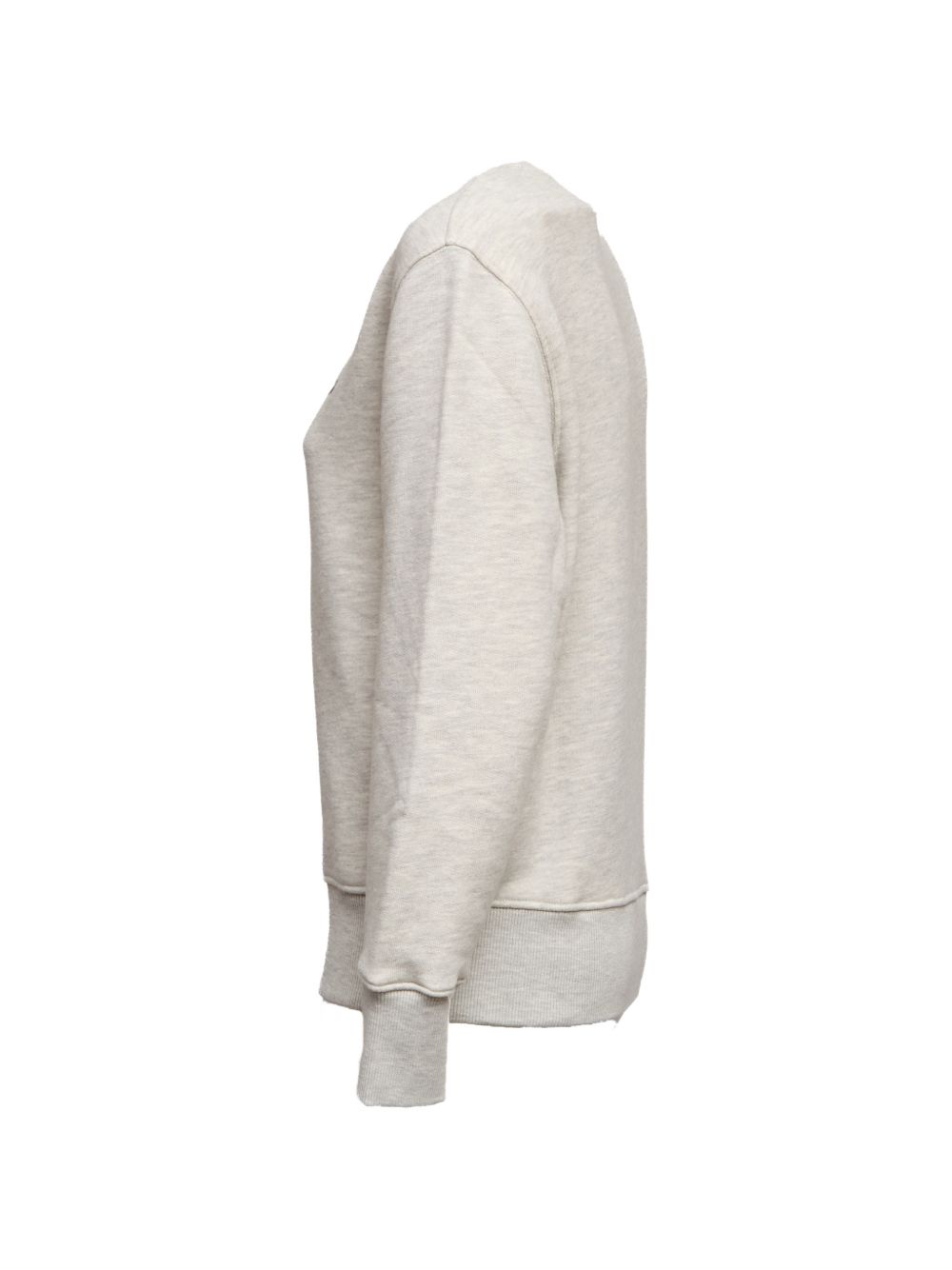 CREW NECK SWEATSHIRT WITH EMBROIDERED LOGO SWPW 001MJERSEY MELANGE AUTRY