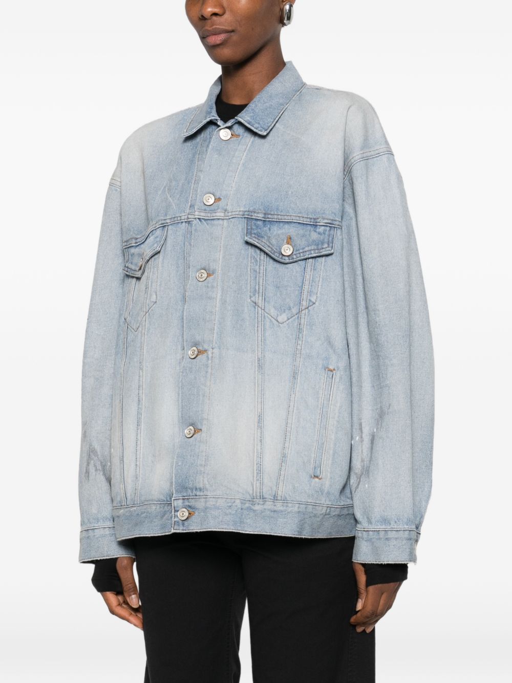 oversized denim jacket 861410 TTWB14009 BALENCIAGA