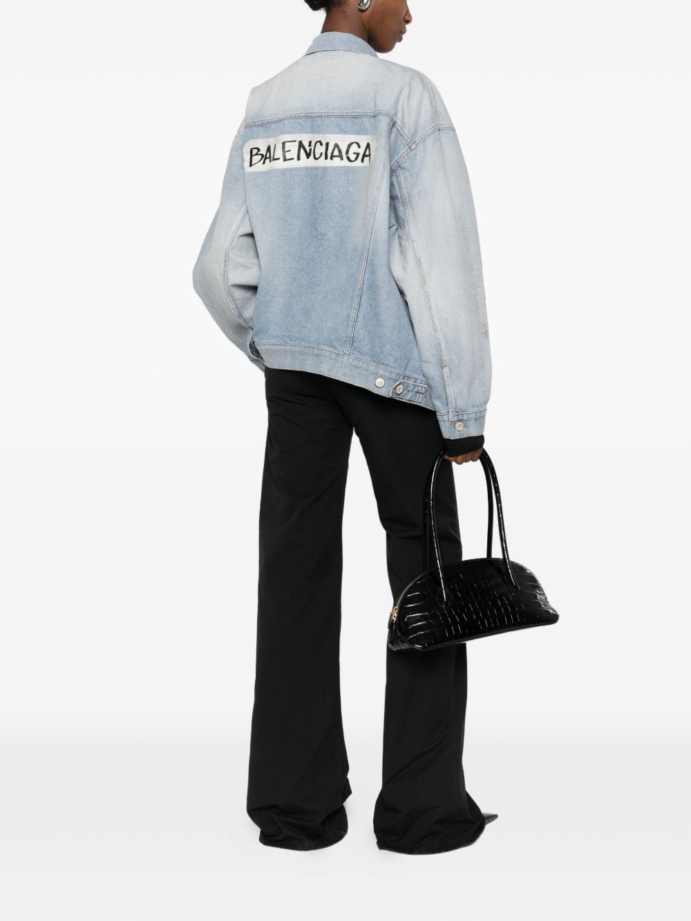 oversized denim jacket 861410 TTWB14009 BALENCIAGA
