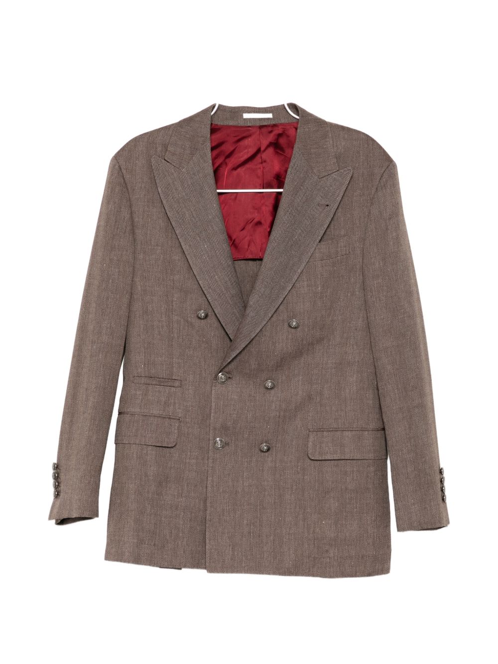 Double-breasted tailored suit MZ4089CPN2 C009 BRUNELLO CUCINELLI