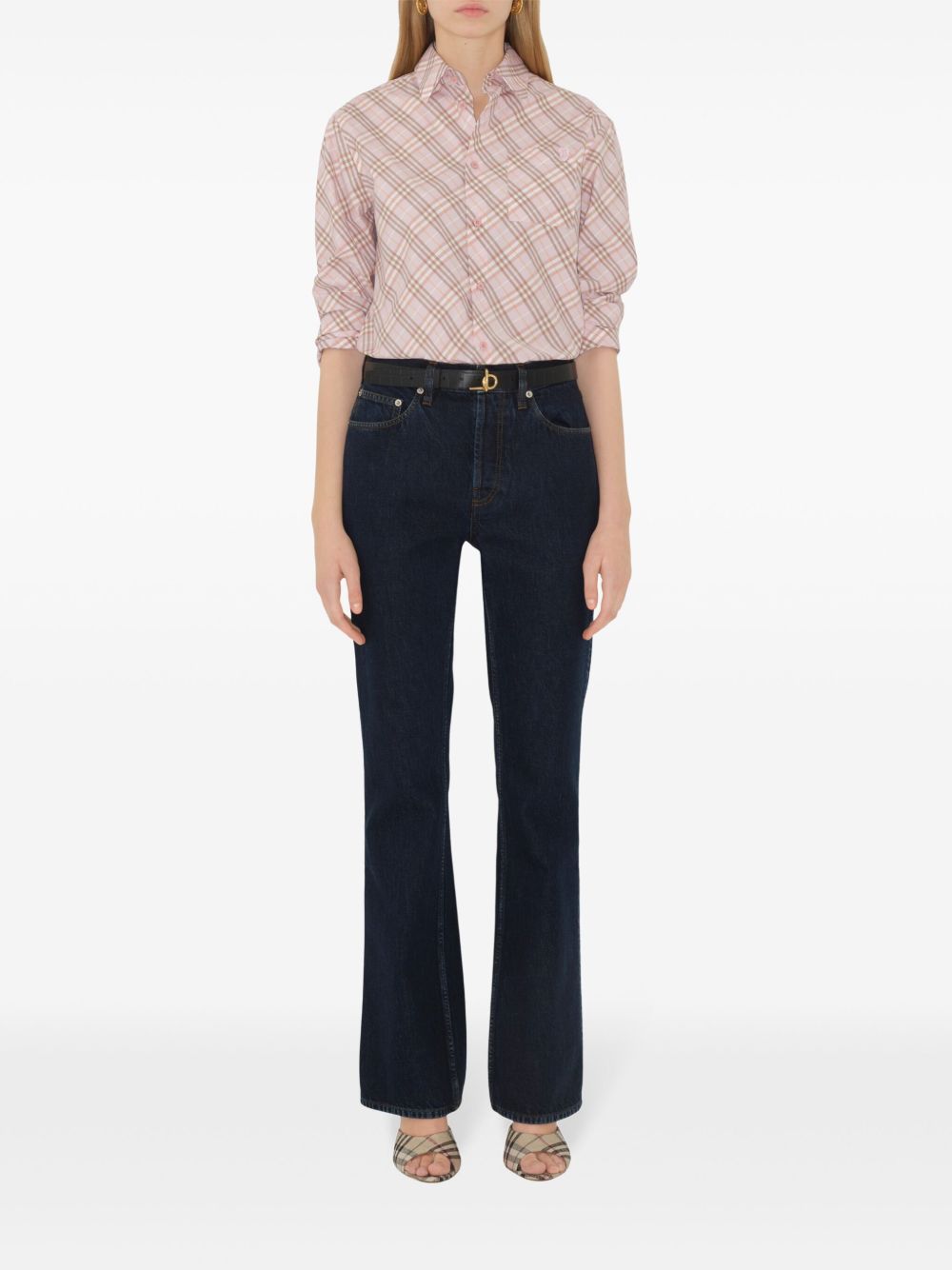 Logo Patch Straight-Leg Jeans 8099386 C1765 BURBERRY