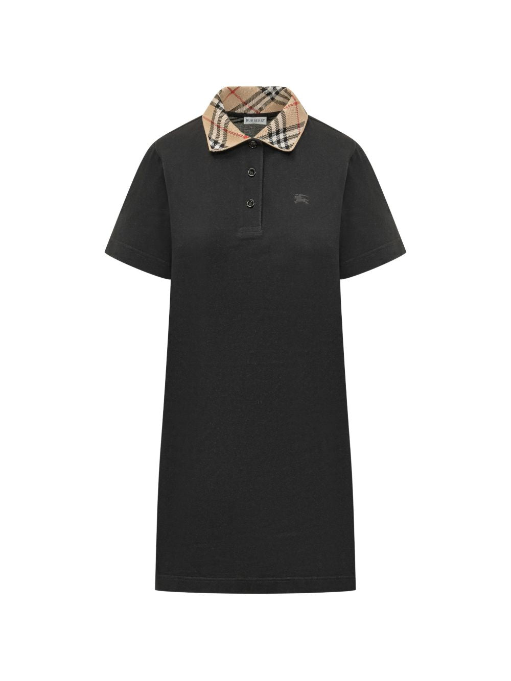 Check Collar Cotton Polo Shirt Dress 8122091 A1189 BURBERRY