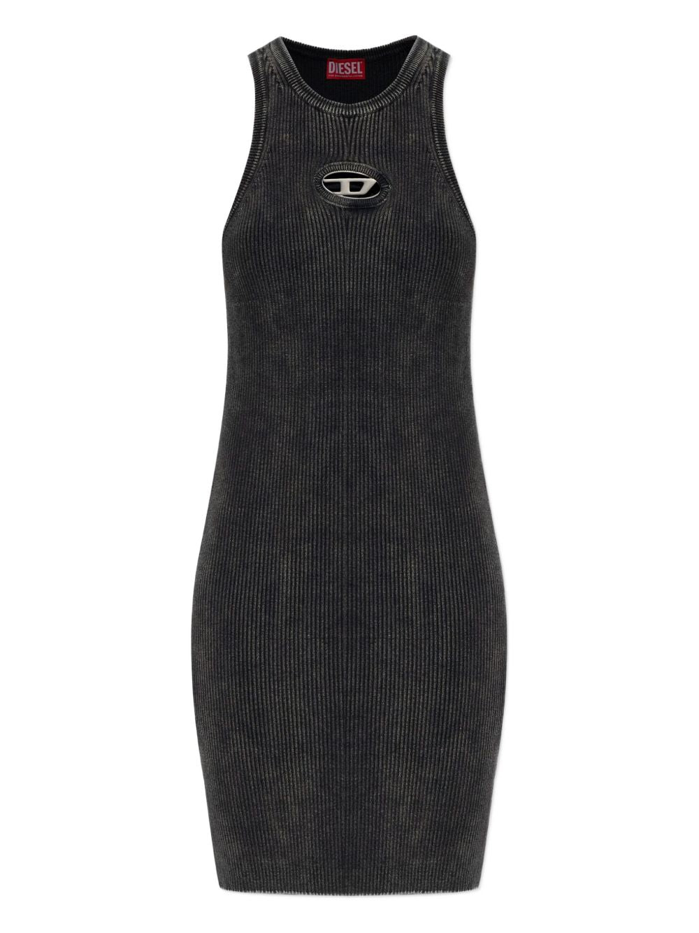 M-Anchorage logo-plaque ribbed mini dress A21698 0AKBQ900 DIESEL