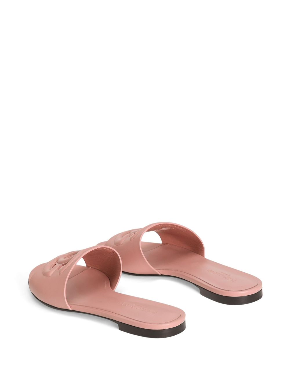 Calfskin slides with DG logo CQ0436 AY32980405 DOLCE & GABBANA