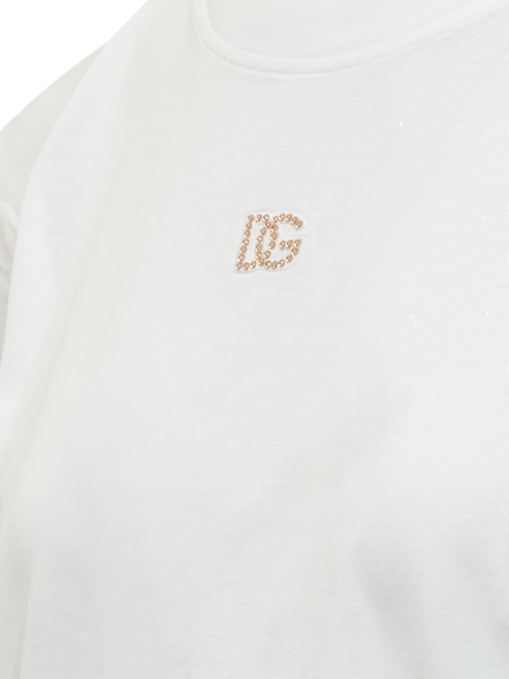 embellished-logo T-shirt F8V42Z GDDL7W0800 DOLCE & GABBANA
