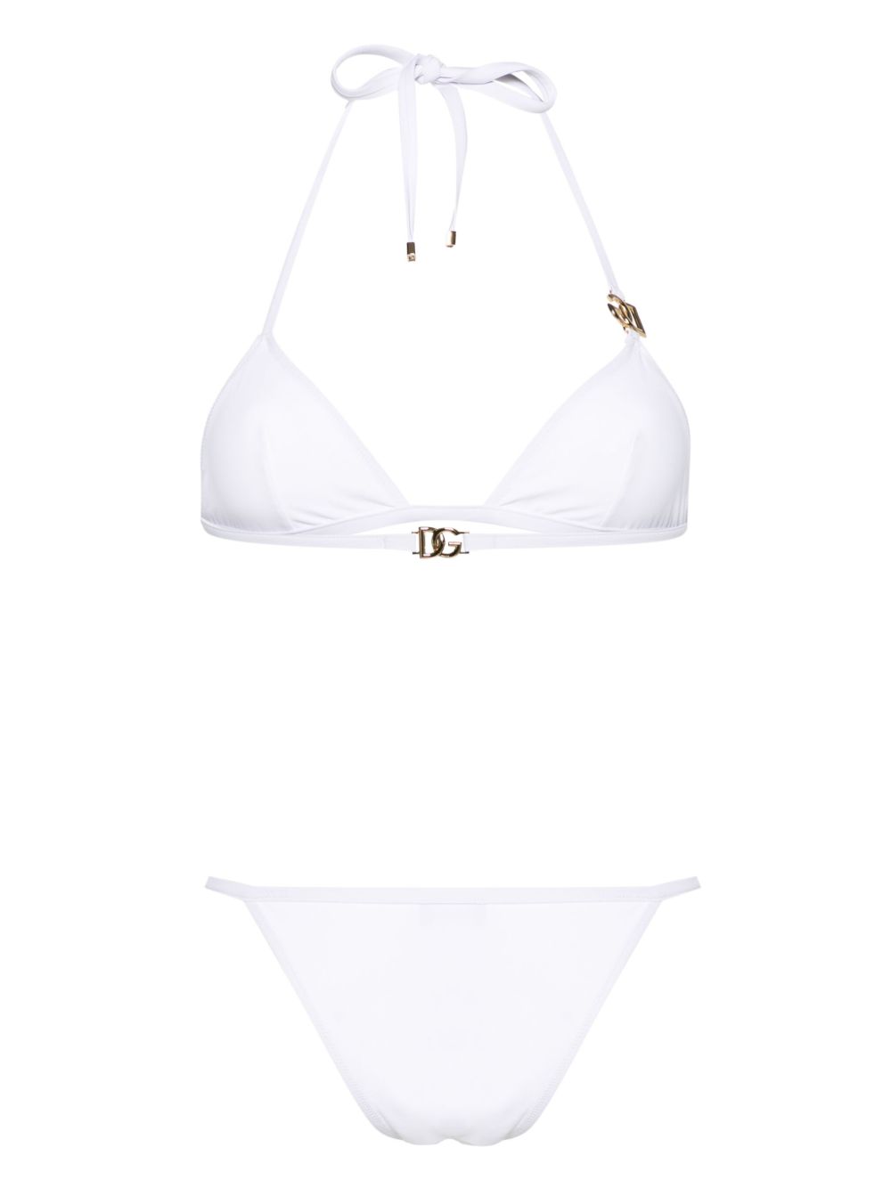 triangle bikini with metal DG logo O8B76J ONO12W0800 DOLCE & GABBANA