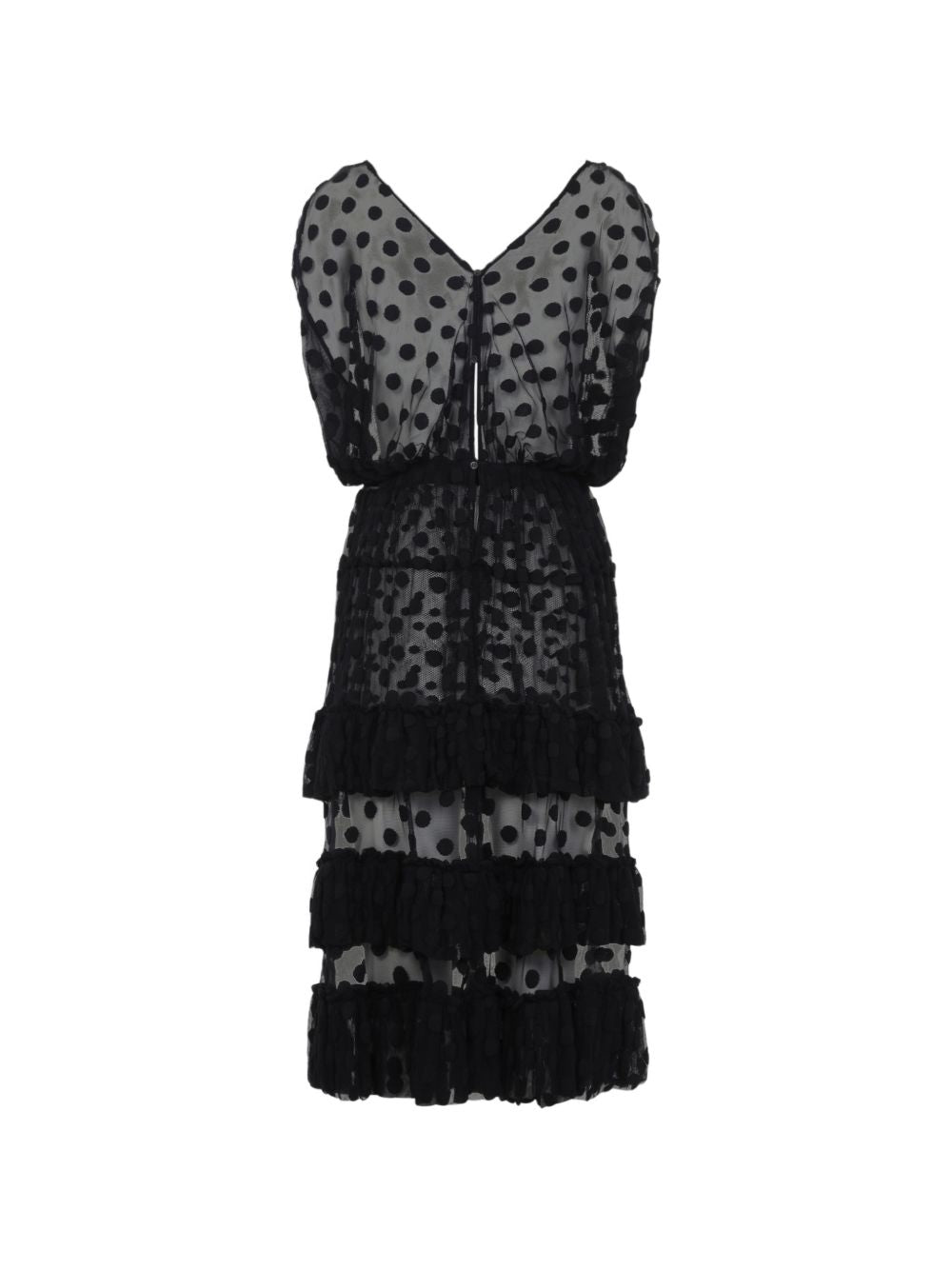 Ruffled mesh dress 011007 3291900 DRIES VAN NOTEN