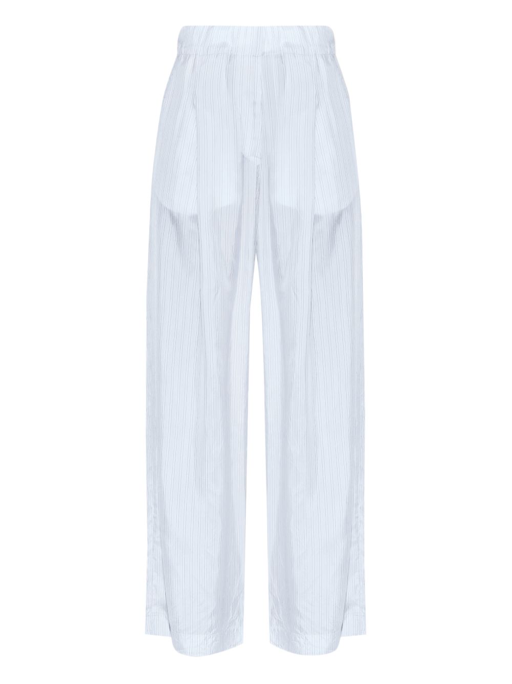 wide-leg trousers in striped twill 130909 3276514 DRIES VAN NOTEN