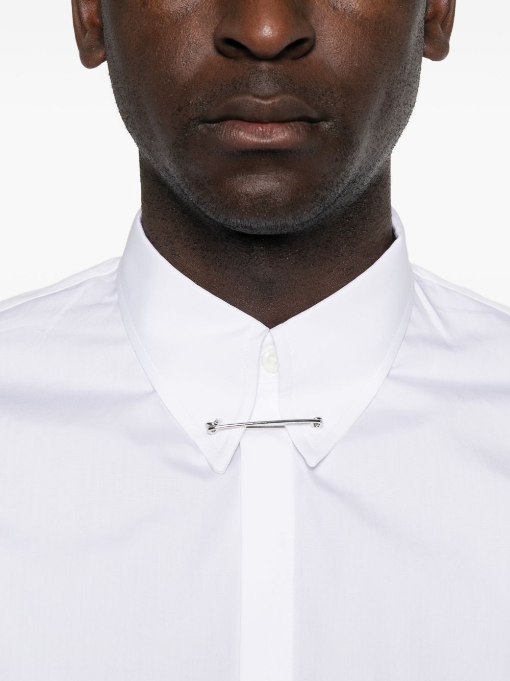 pin-collar slim-fit shirt S74DM1008 S36275100 DSQUARED2