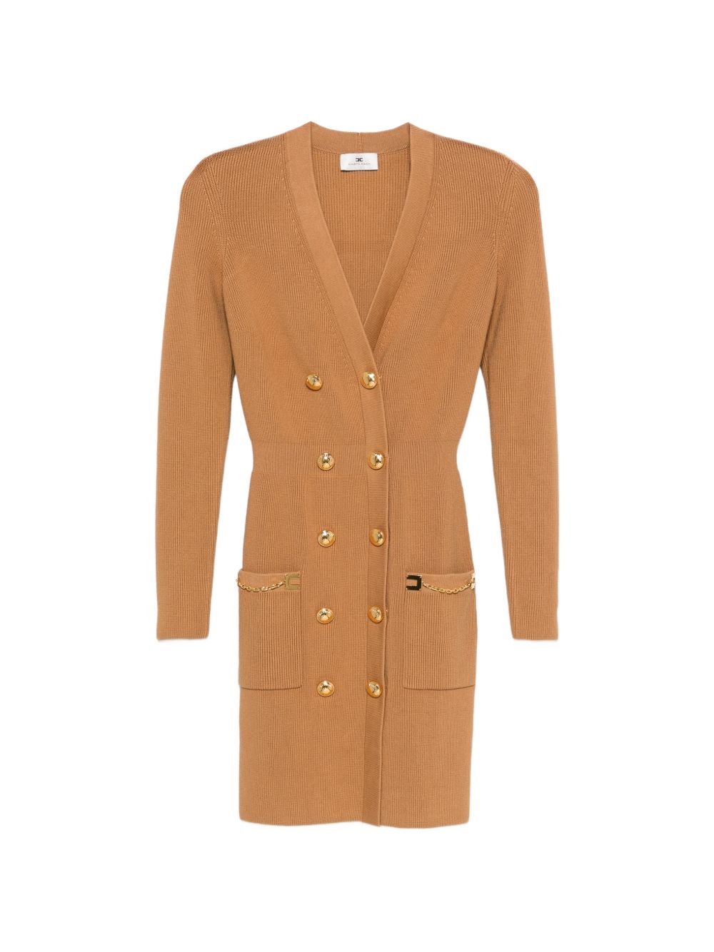 Knit dress with jewel buttons AM80S61E2 AI6 ELISABETTA FRANCHI