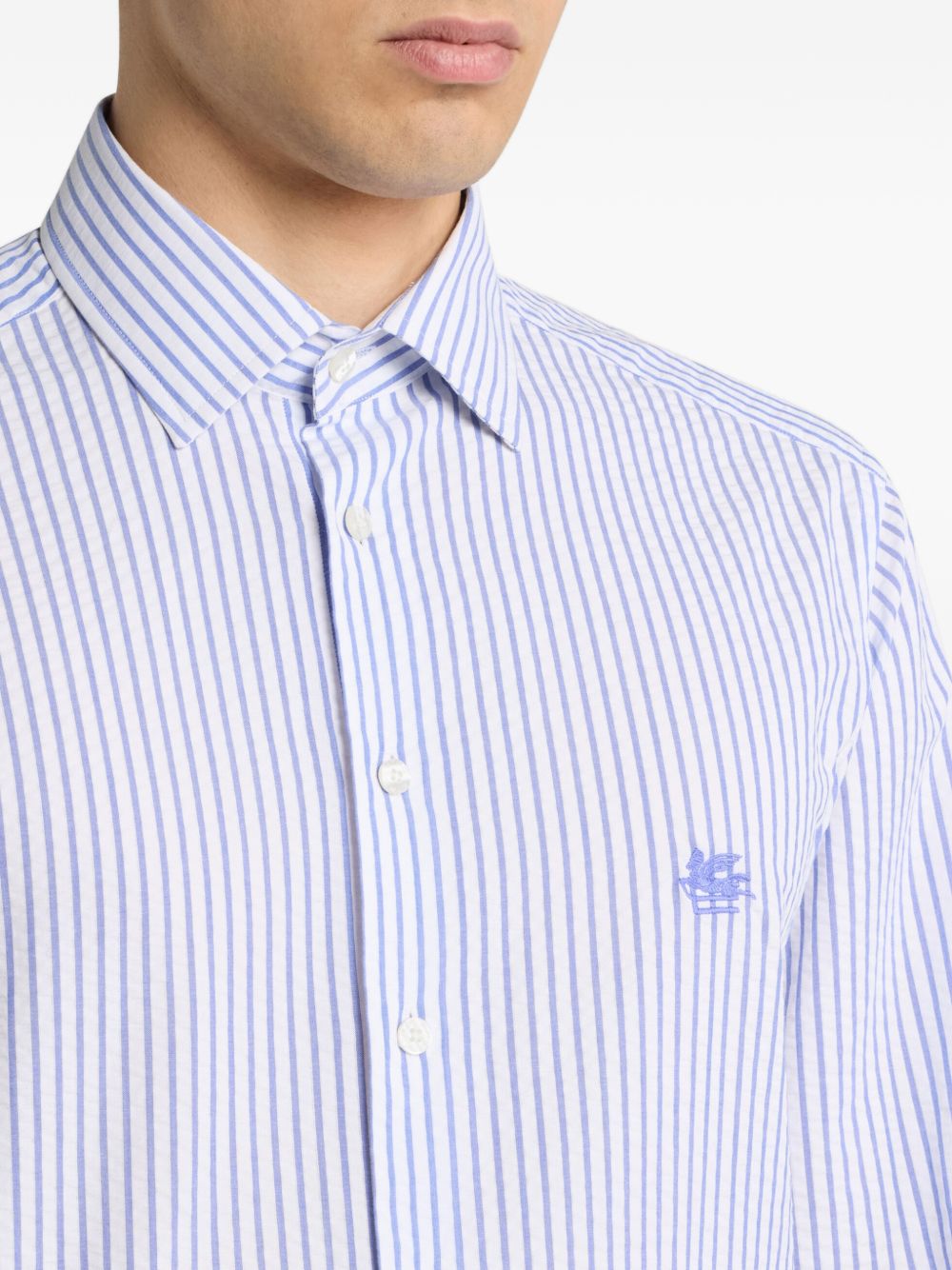 Striped cotton shirt MRIB0002 99TR5A9S8460 ETRO